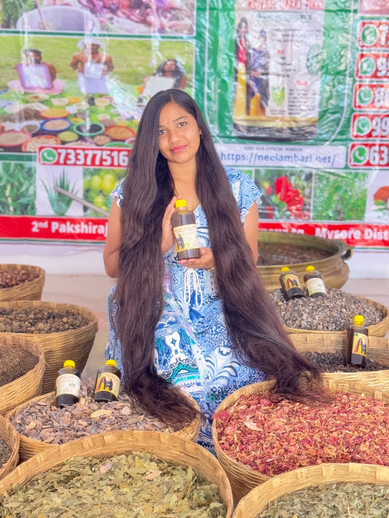 Original Mysore Karnataka ADIVASI HAKKI PIKKI HAIR Oil